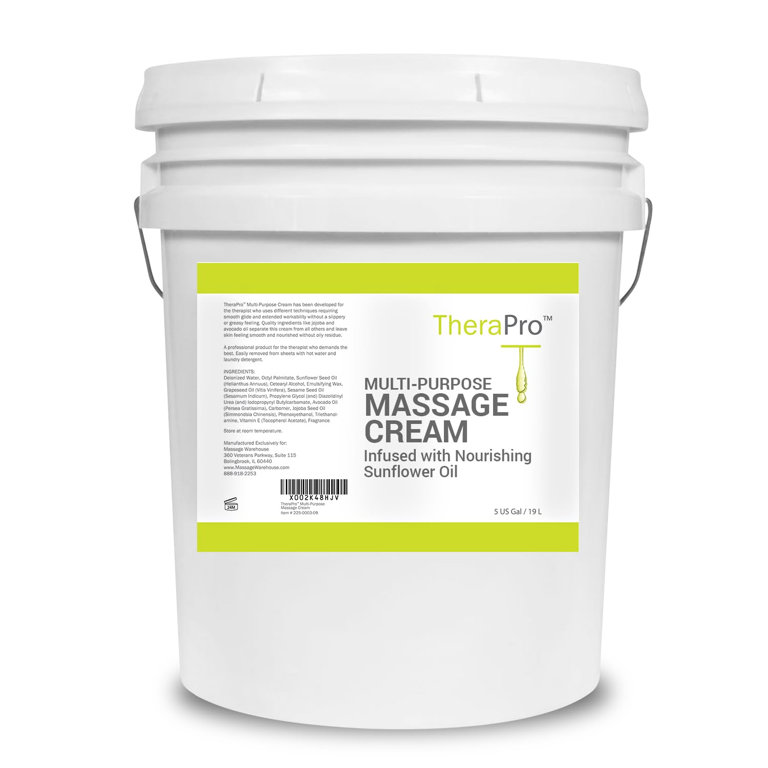 Amazon.com : Multi-Purpose Massage Cream by TheraPro - 5 Gallon