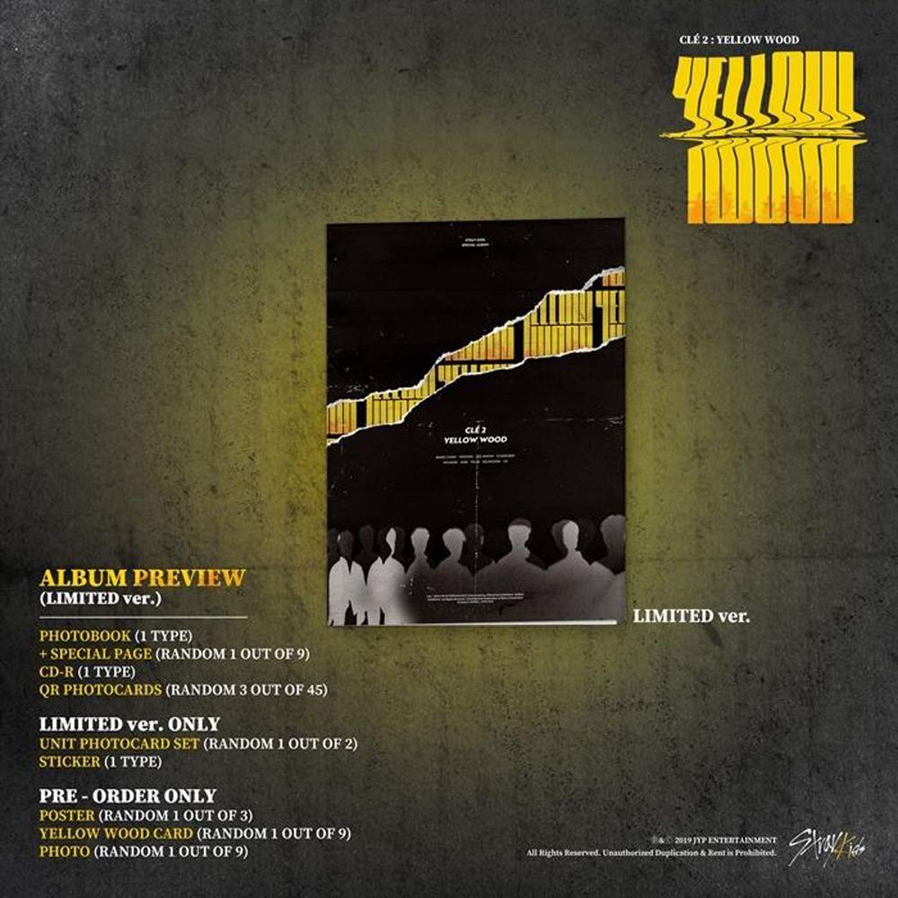 Amazon.com: Stray Kids - Clé 2 : Yellow Wood [Limited ver