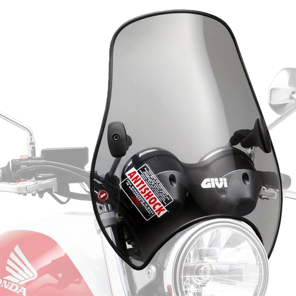 Amazon | GIVI(ジビ) バイク スクリーン 汎用(バーハンドルクランプ