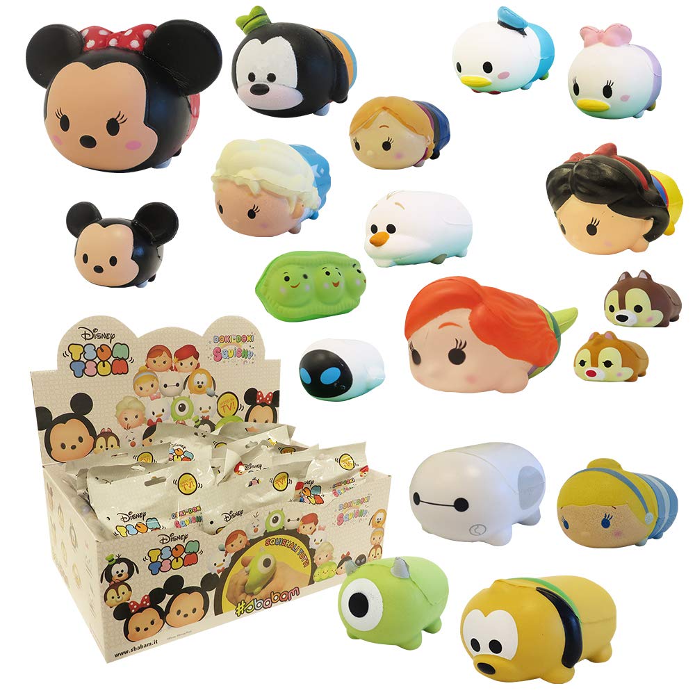 Sbabam Squishy Disney Tsum Tsum Pack mit 3 Beuteln Super Slow