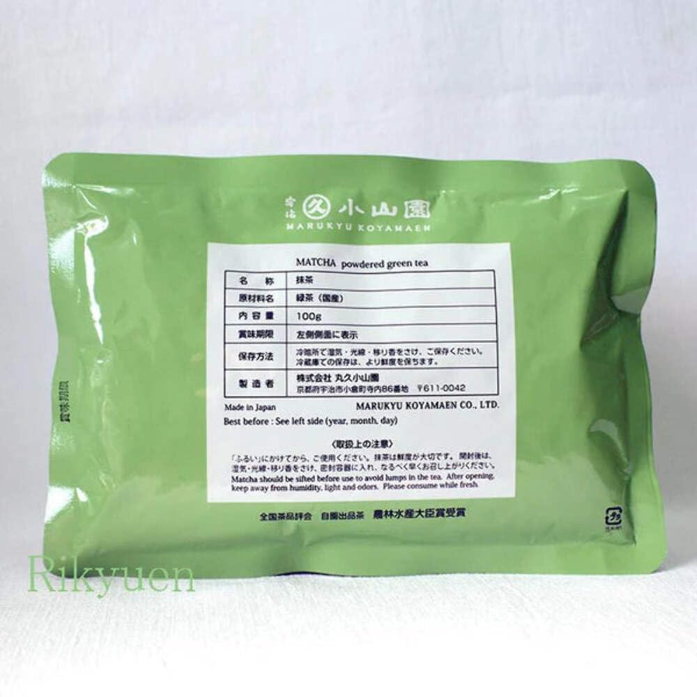 Amazon | 丸久小山園の抹茶 薄茶五十鈴 100g 袋詰 (いすず) | 丸久小山