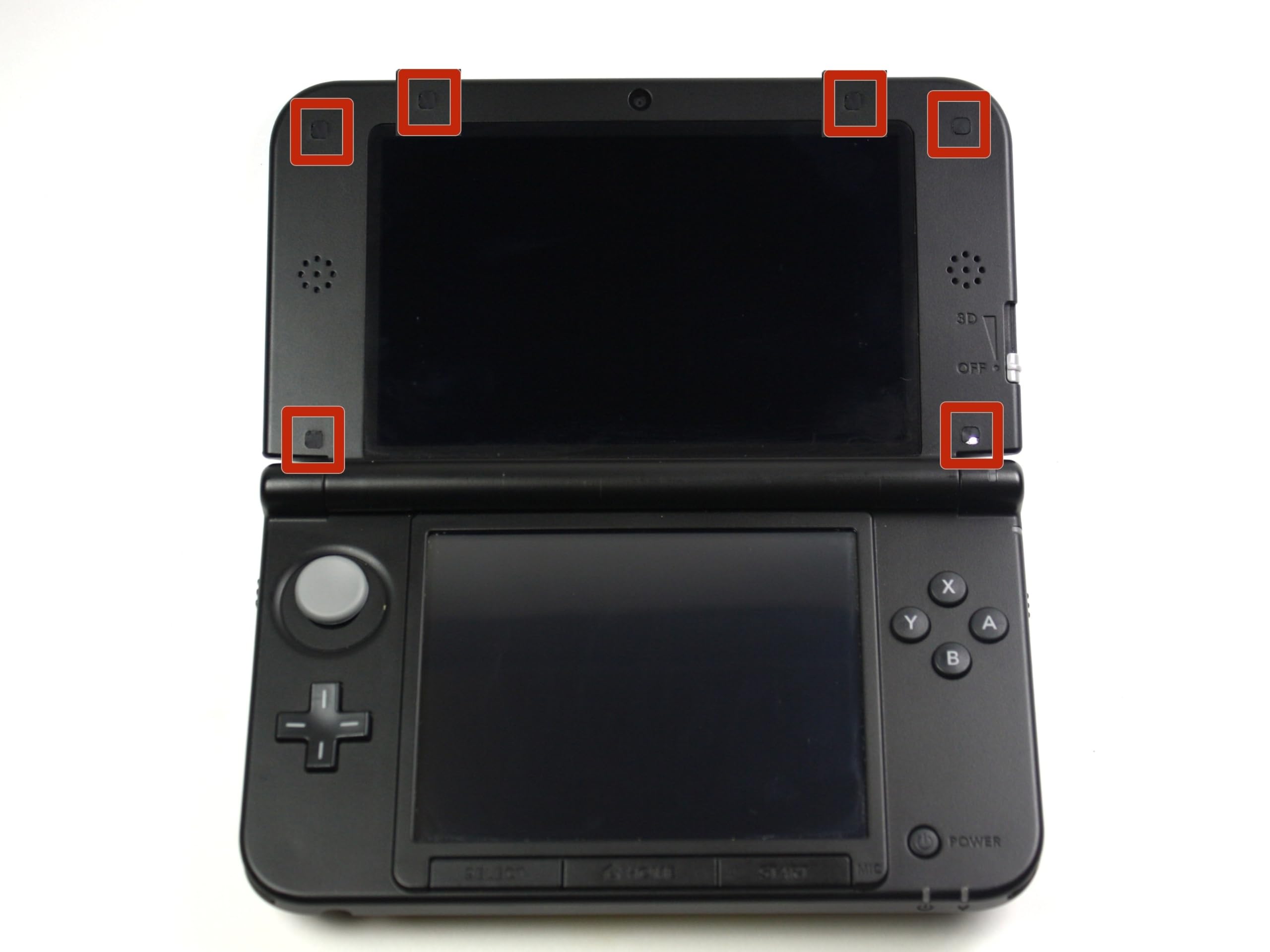 Amazon | NEW 3DS LL 専用 上部LCD ネジ穴 スクリュー ラバーフット