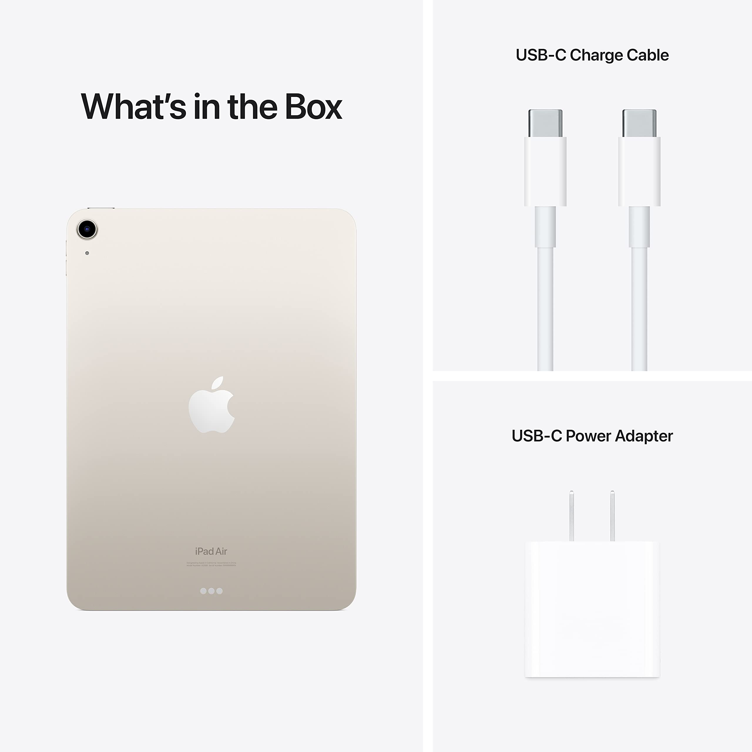 Amazon.com: Apple 2022 iPad Air 5th Gen. 10.9-inch, Wi-Fi, 256GB