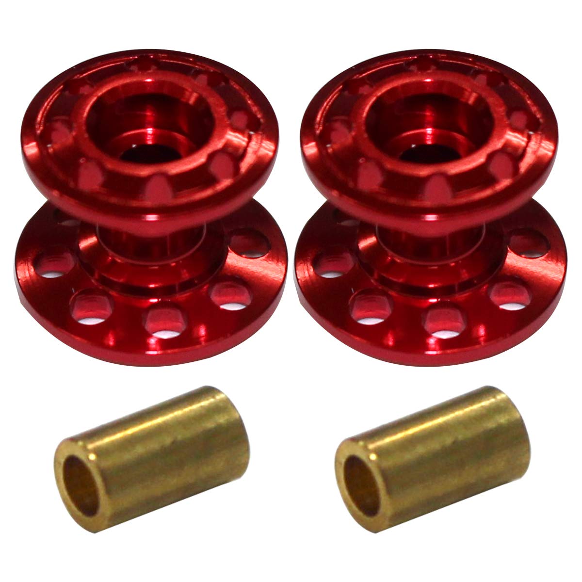 Amazon | ミニ四駆 2段 アルミ ローラー 軽量 2個セット 13-12mm