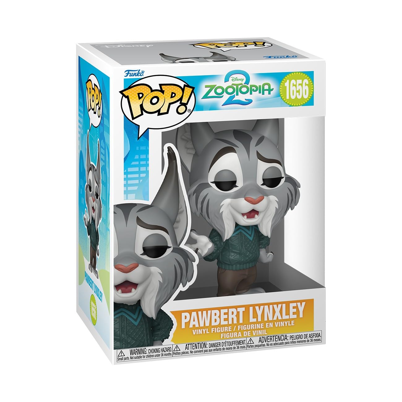 Funko Pop! Disney: Zootopia 2 - Pawbert Lynxley - Collectable