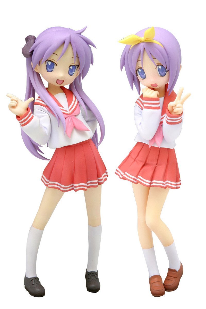 Amazon.co.jp: らき☆すた 柊かがみ&つかさ 制服Ver.セット. (1/12