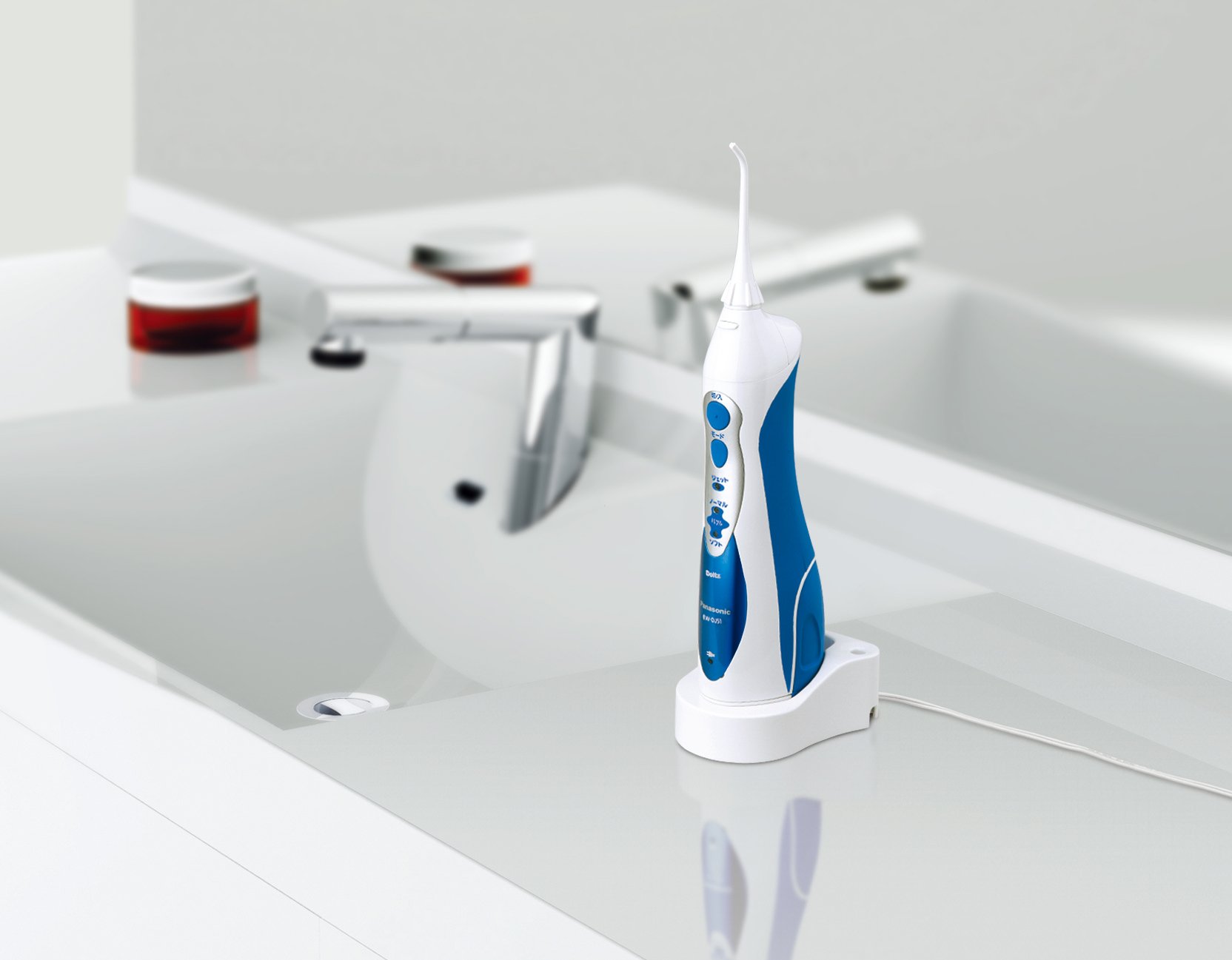 Amazon | パナソニック 口腔洗浄器 ジェットウォッシャー ドルツ 青 EW