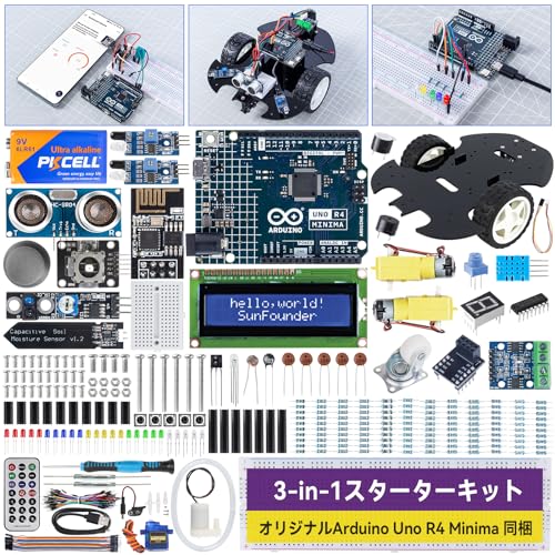 Amazon.co.jp: SunFounder オリジナル Arduino Uno R4 Minima 対応