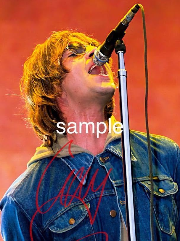 Amazon.co.jp: oasis リアムギャラガー サイン フォト 写真 ポート