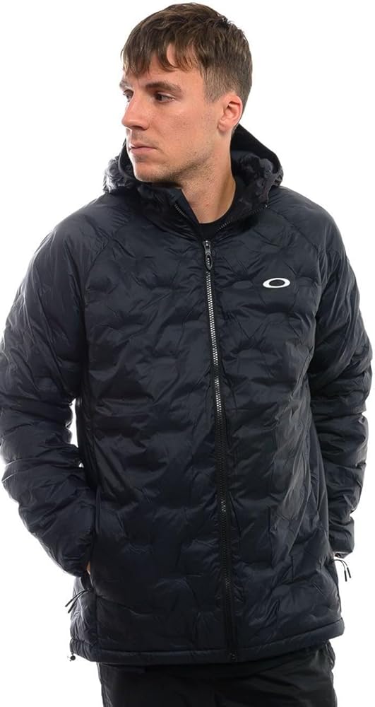 Amazon.com: Oakley Mens Drift O-Puff Jacket, Blackout, X-Small