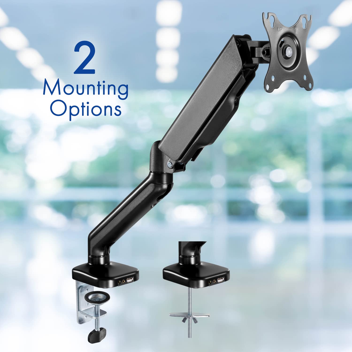 Amazon.co.jp: Stellar Mounts スプリングLCDモニターアーム USBと