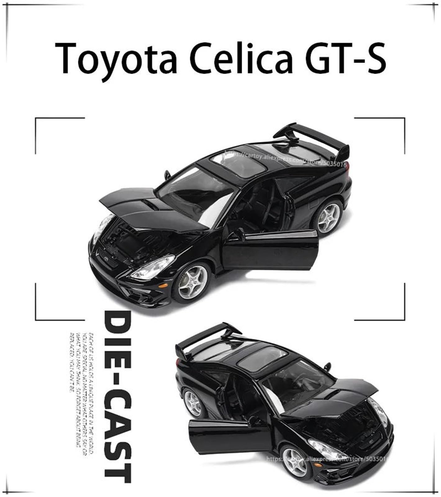 Amazon | ダイキャストカー 1:24 トヨタセリカ GT-S ダイキャストカー