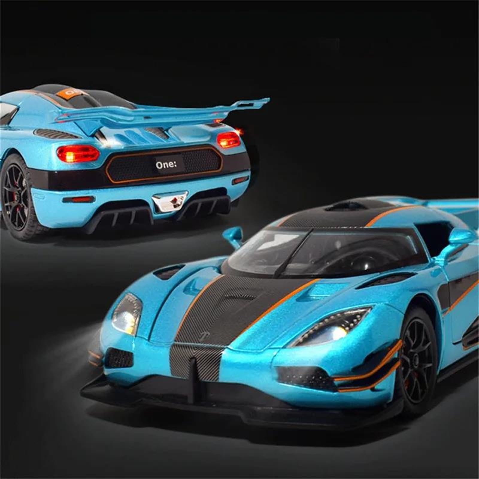 Amazon | ダイキャストカー 1:24 ケーニグセグ 1 1 合金静的ダイ