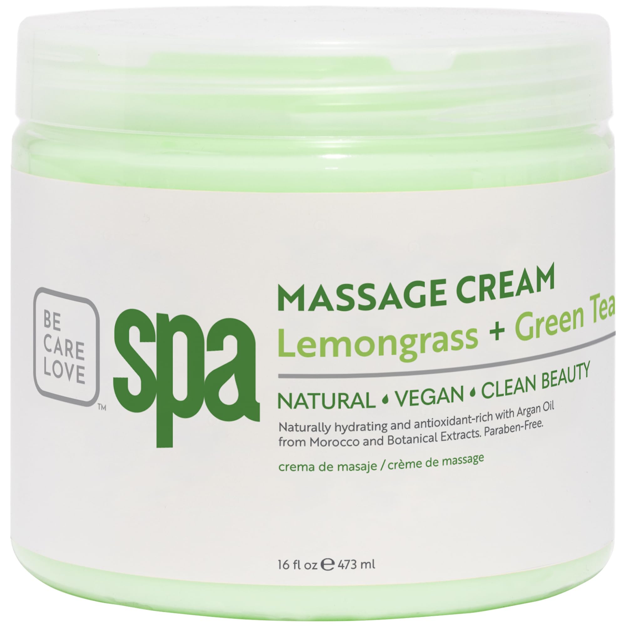 Amazon.com : BCL SPA Massage Cream organic Lemongrass + Green Tea