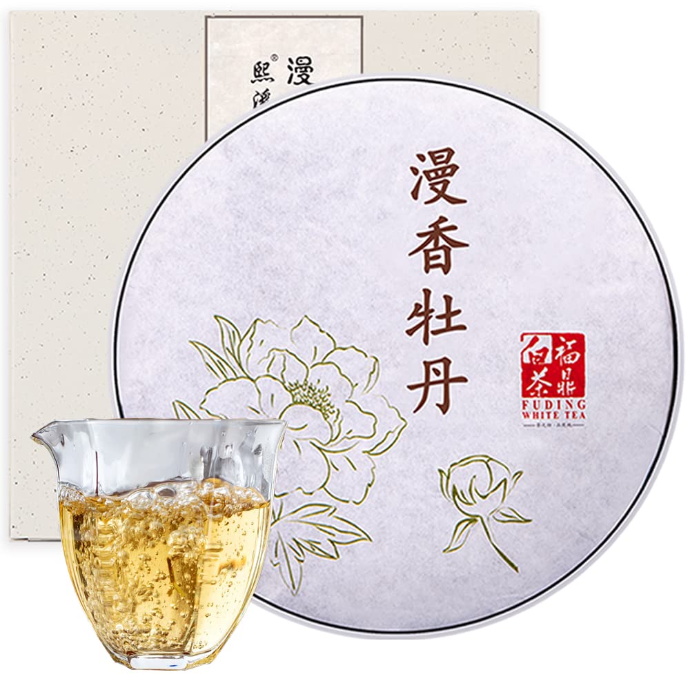 Amazon.co.jp: 煕渓 白牡丹 白茶 2018年原料 白牡丹茶300g 福鼎白茶