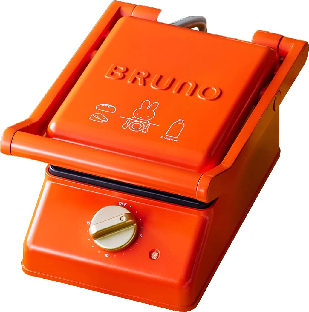 Amazon.co.jp: Bruno Miffy Grill Sandmaker Single BOE088 Bruna Red