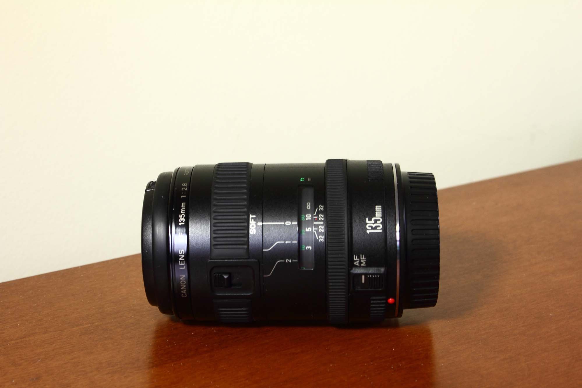 Canon EF 135mm f/2.8 with Softfocus Telephoto Lens for Canon SLR