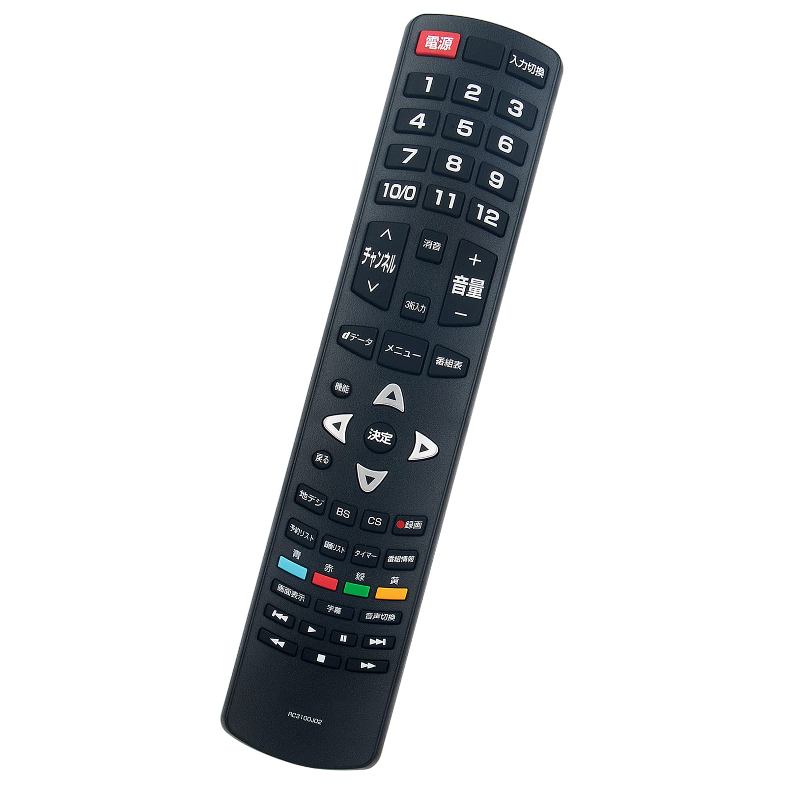 Amazon | PerFascin 代用リモコン fits for TCL 液晶テレビ RC3100J02