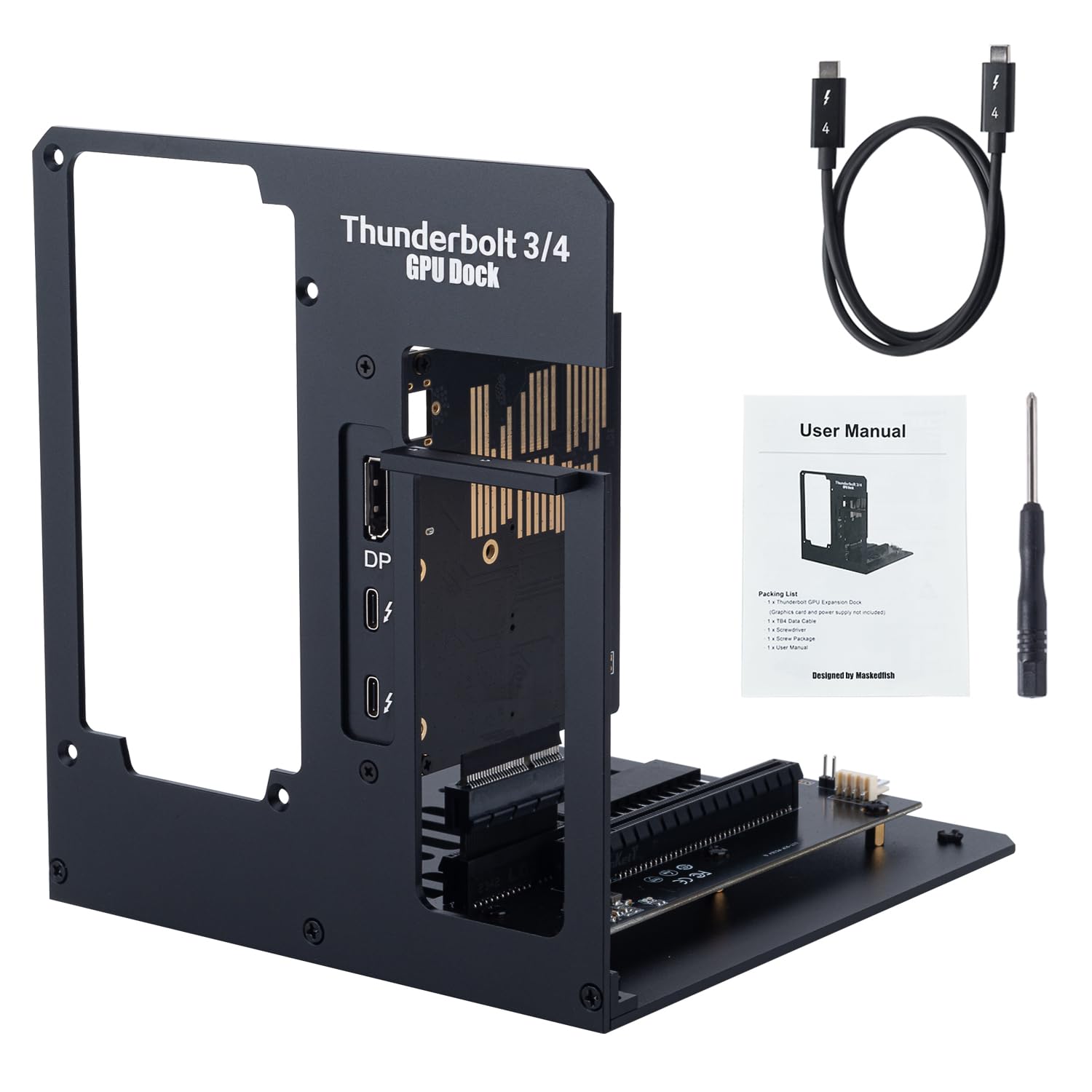 Amazon.com: Maskedfish eGPU Enclosure Thunderbolt 3/4 USB4 40Gbps