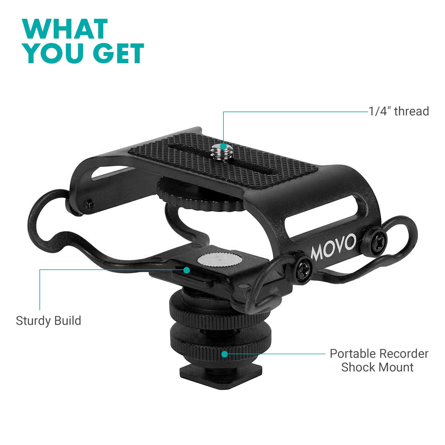 Amazon.com: Movo SMM5-B Universal Microphone and Portable Recorder