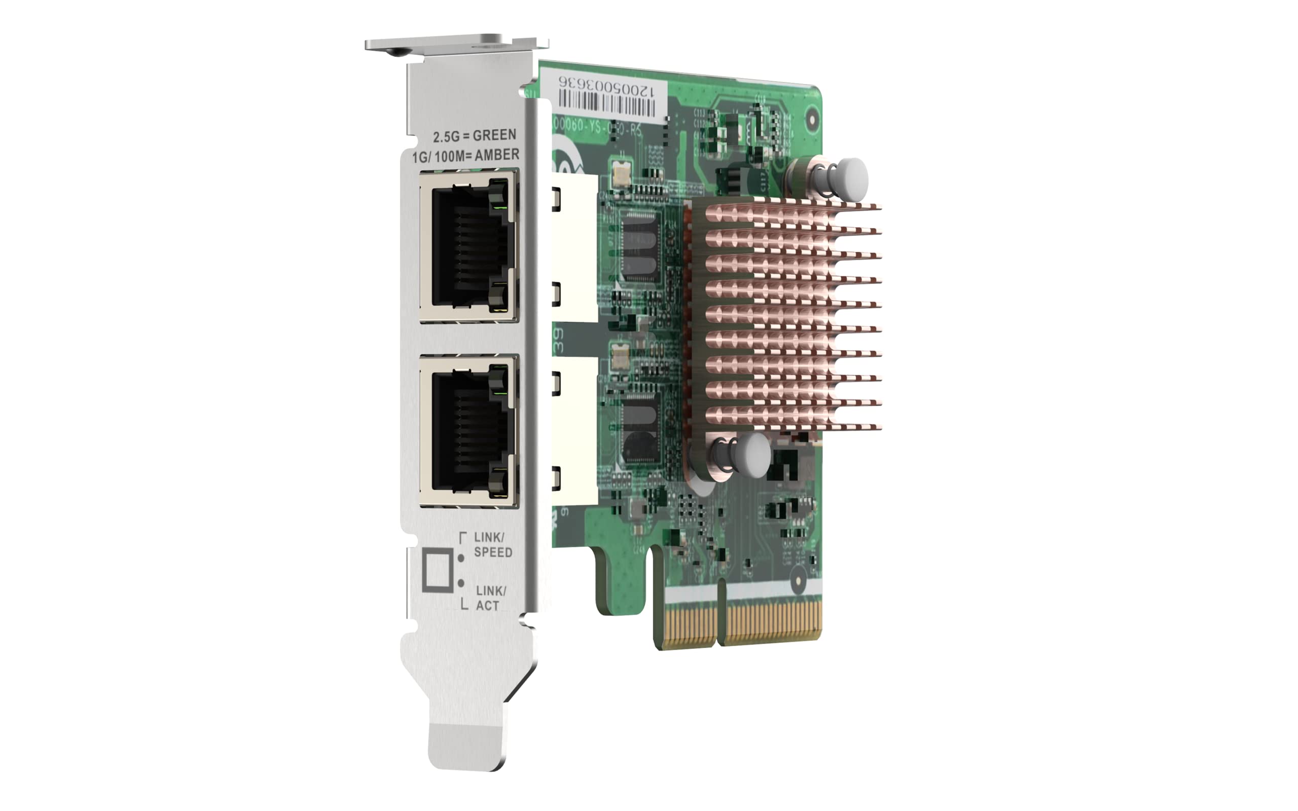 Amazon | QNAP QXG-2G2T-I225 デュアルポート 2.5GbE 4速ネットワーク