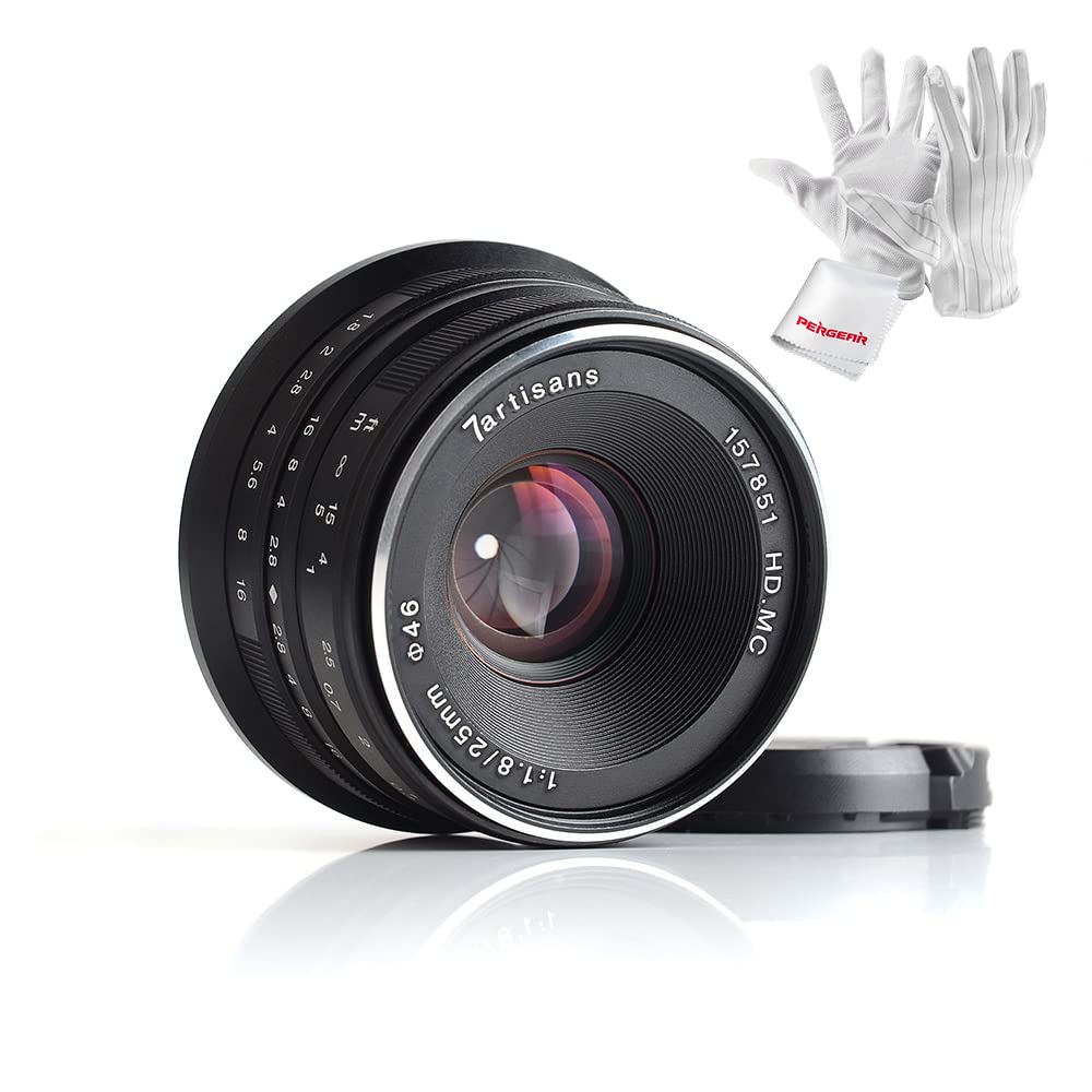 Amazon.com : 7artisans 25mm F1.8 Manual Focus Prime Fixed Lens for