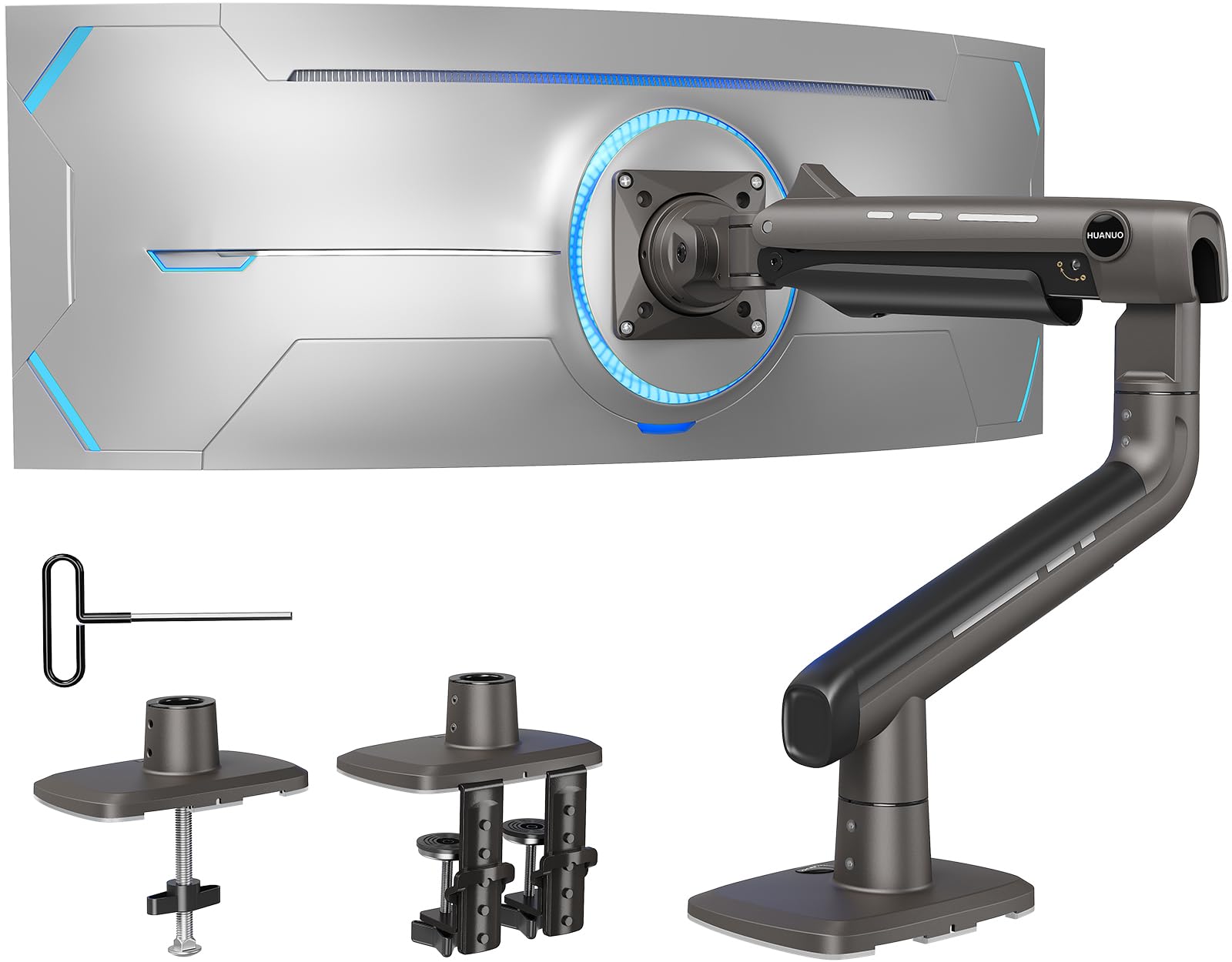 Amazon.co.jp: 【2025新型】HUANUO (ファーノー) モニターアーム 18kg