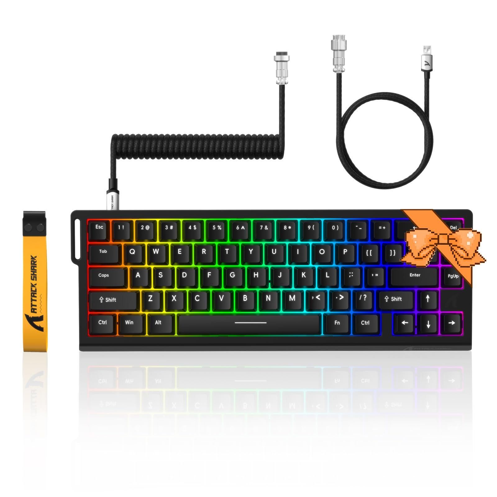 Amazon.com: ATTACK SHARK X68 HE 8KHZ Rapid Trigger Keyboard