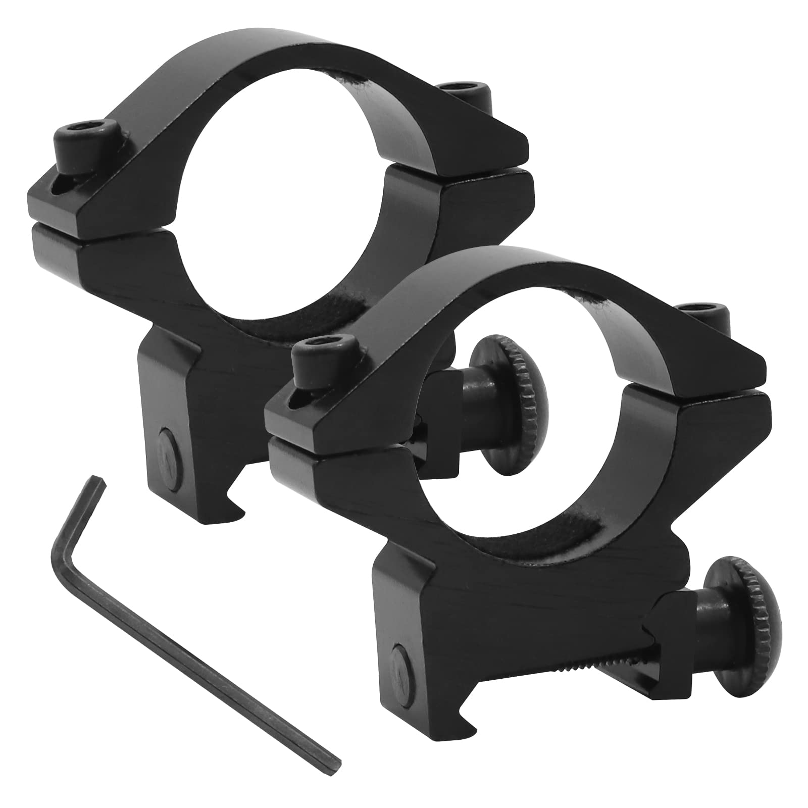 Amazon.co.jp: X-STYLE マウントリング 20mmレール 25.4mm内径 ロー