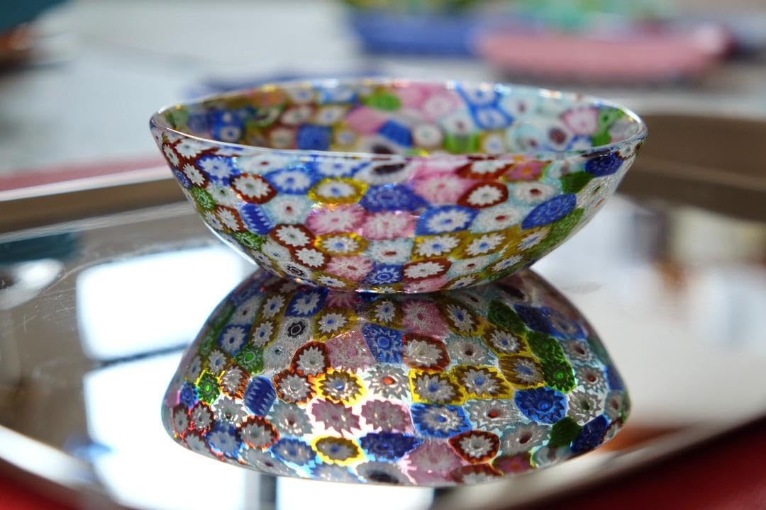 MURANO ムラノ カラフル ミルフィオリ お碗 皿 MURANO ムラノ