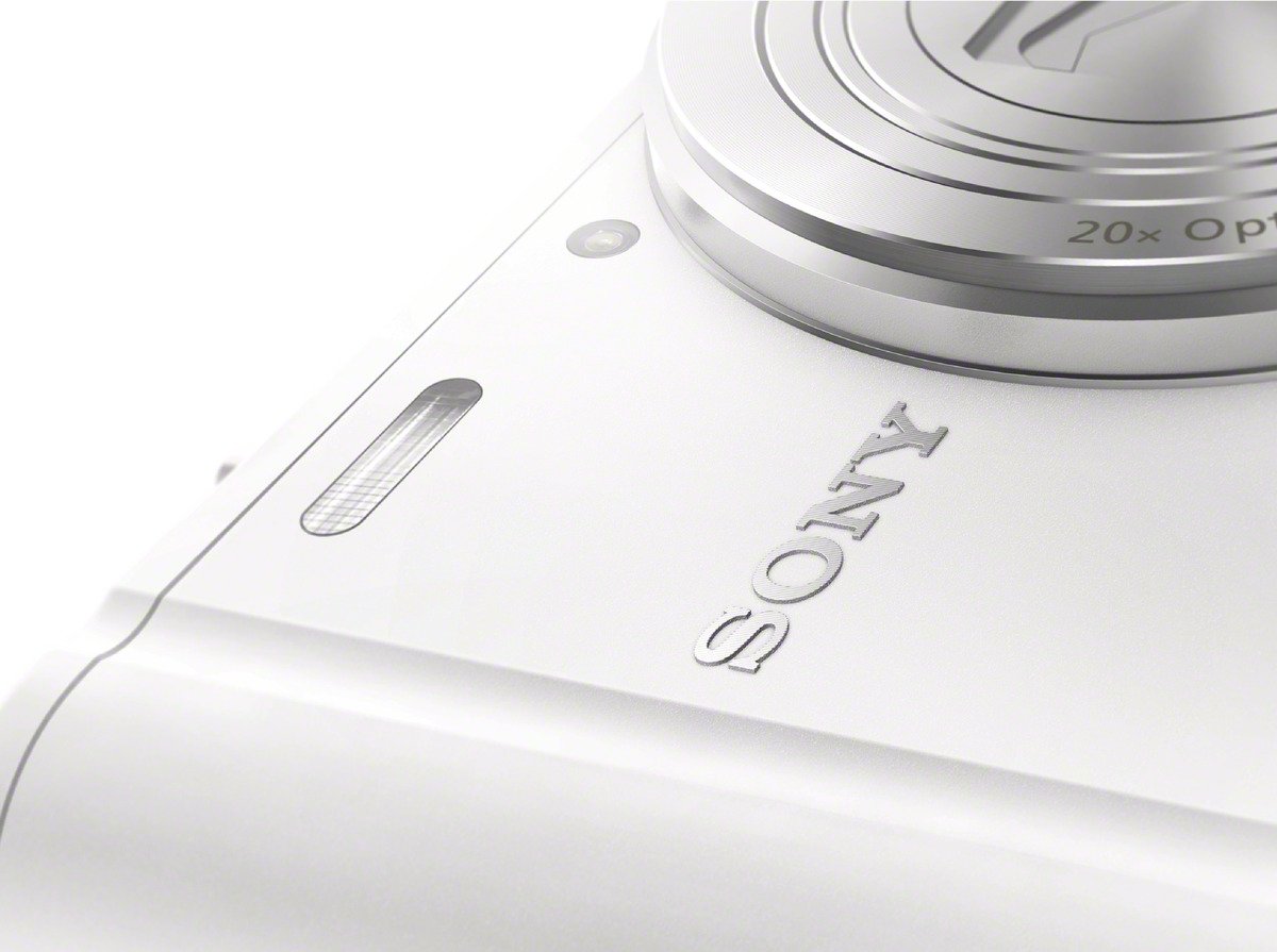 Sony Cyber-shot DSC-WX300 Slim High Zoom Camera - White (18.2MP