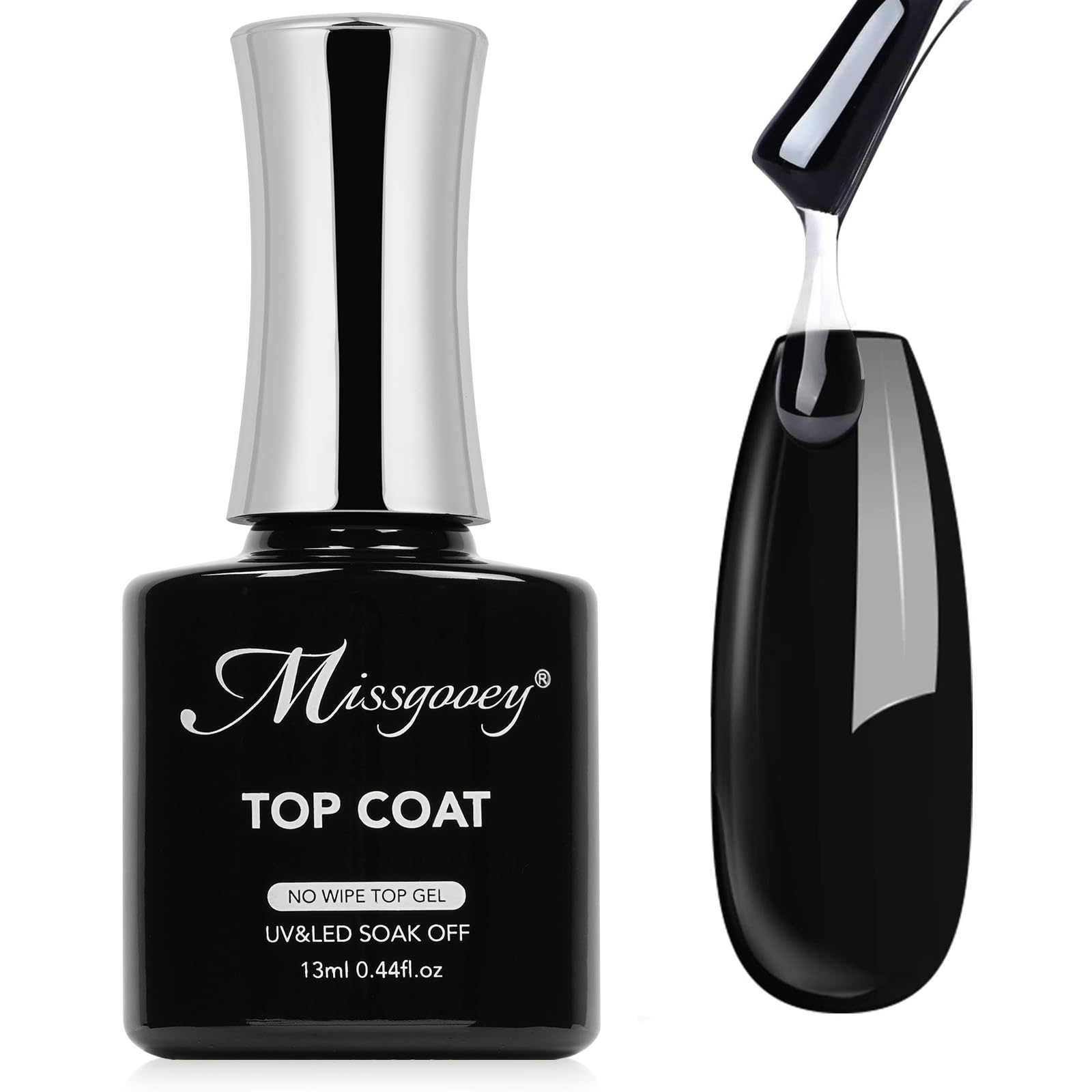 Amazon | Missgooey ジェルネイル トップコート ノンワイプトップ
