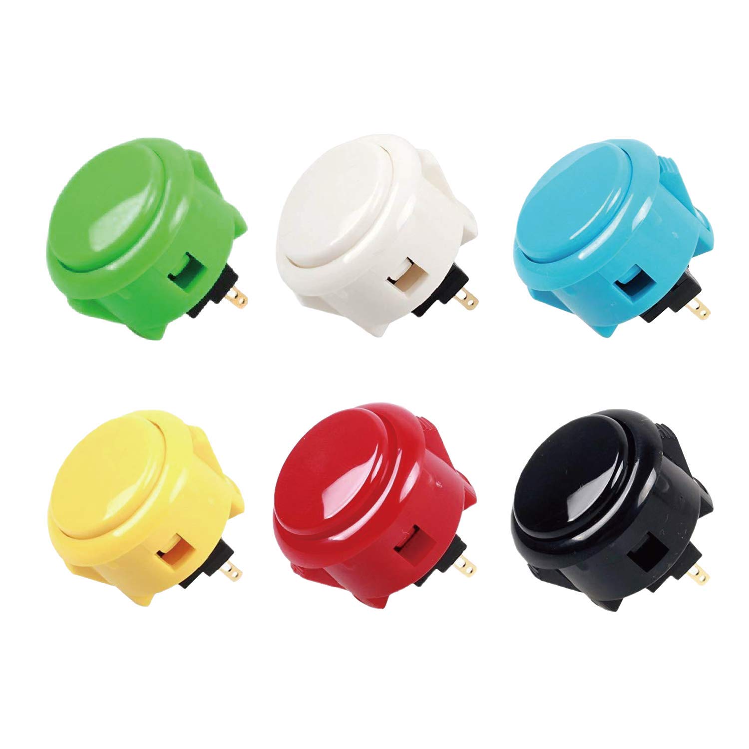 Amazon.com: Sanwa 6 pcs OBSF-30 Original Push Button 30mm (Each
