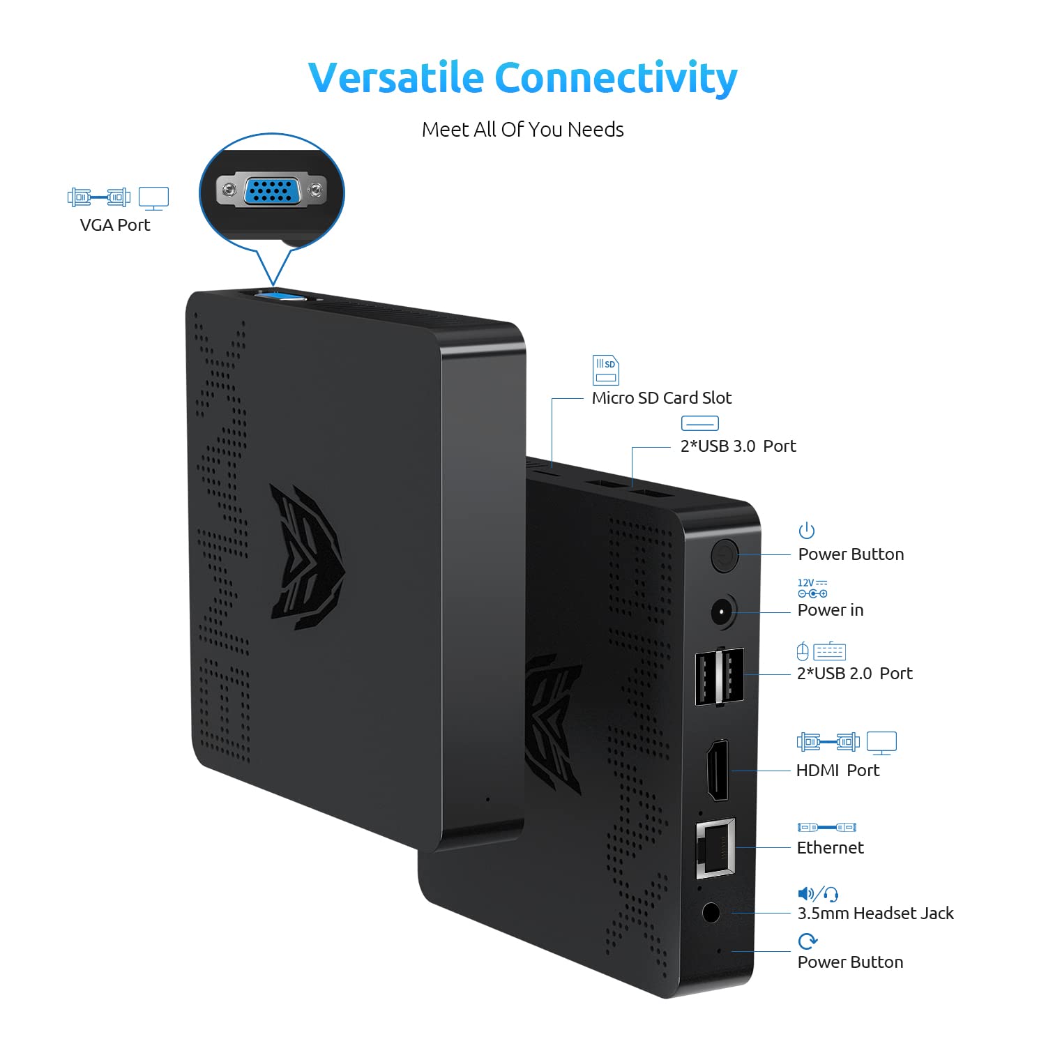Amazon.com: Bmax B1 Mini PC J3060 4GB RAM/ 64GB eMMC Micro