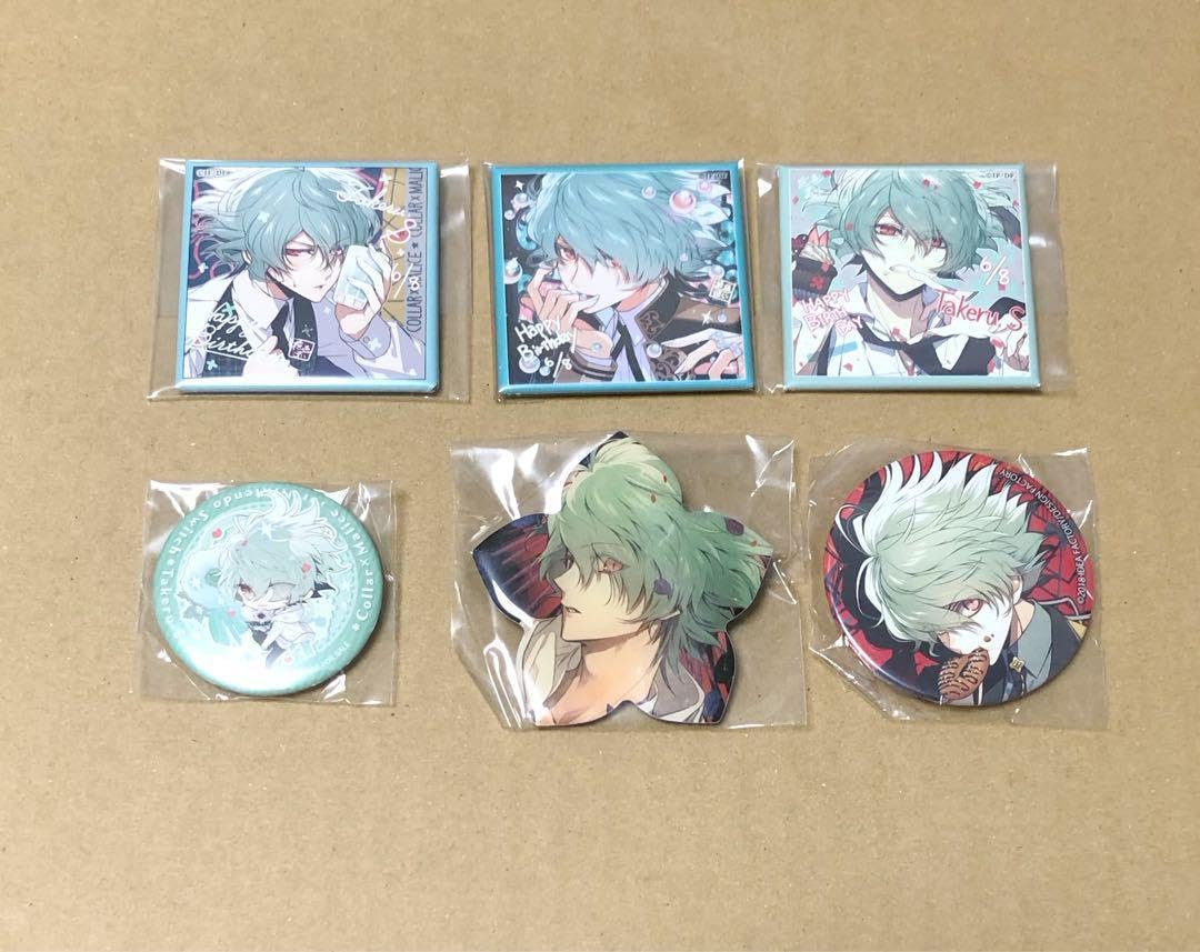 Collar×Malice スクエア缶バッジまとめ売り バーズデー