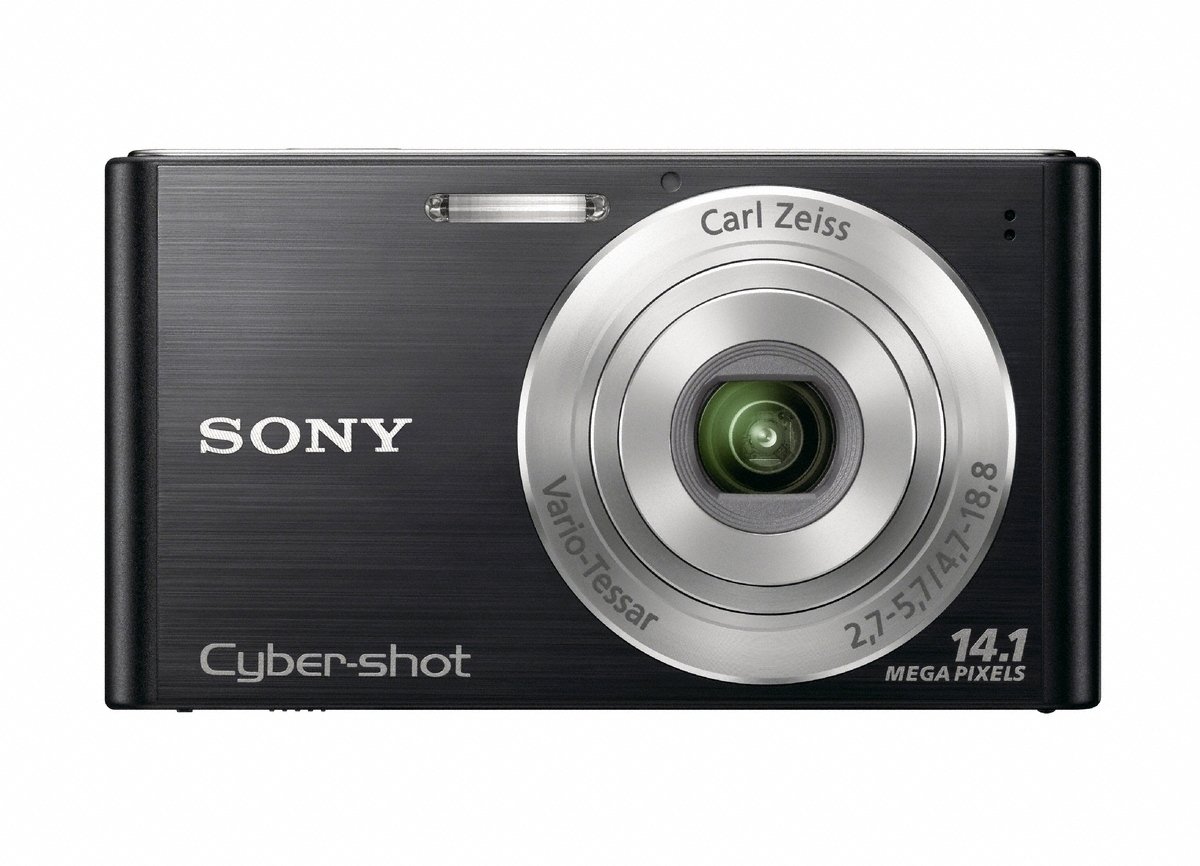Sony DSCW320B Cyber-shot Digital Camera - Black (14.1 MP, 4x