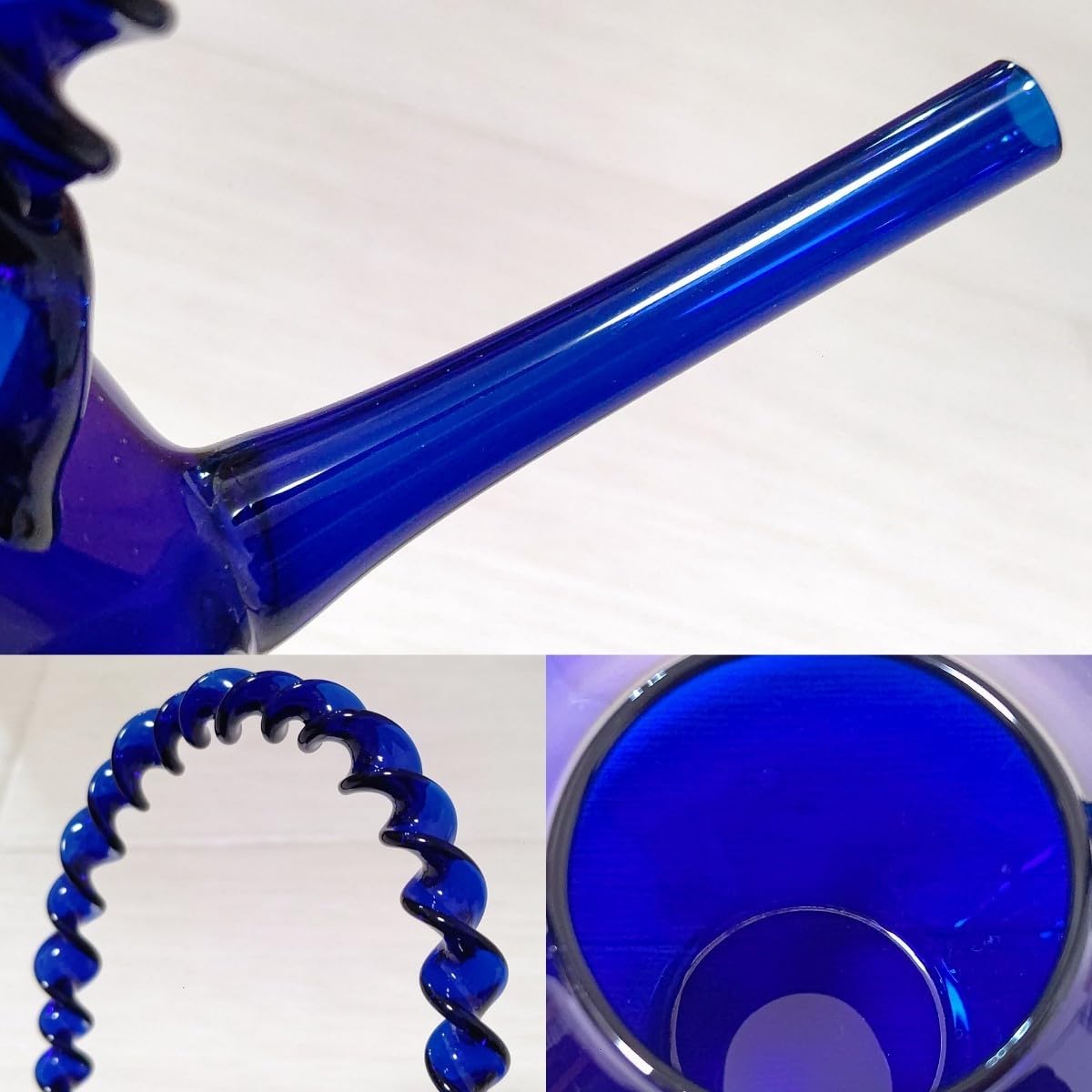 Amazon | 長崎硝子 長崎ガラス 酒器揃 注器 杯 セット 瑠璃コバルト