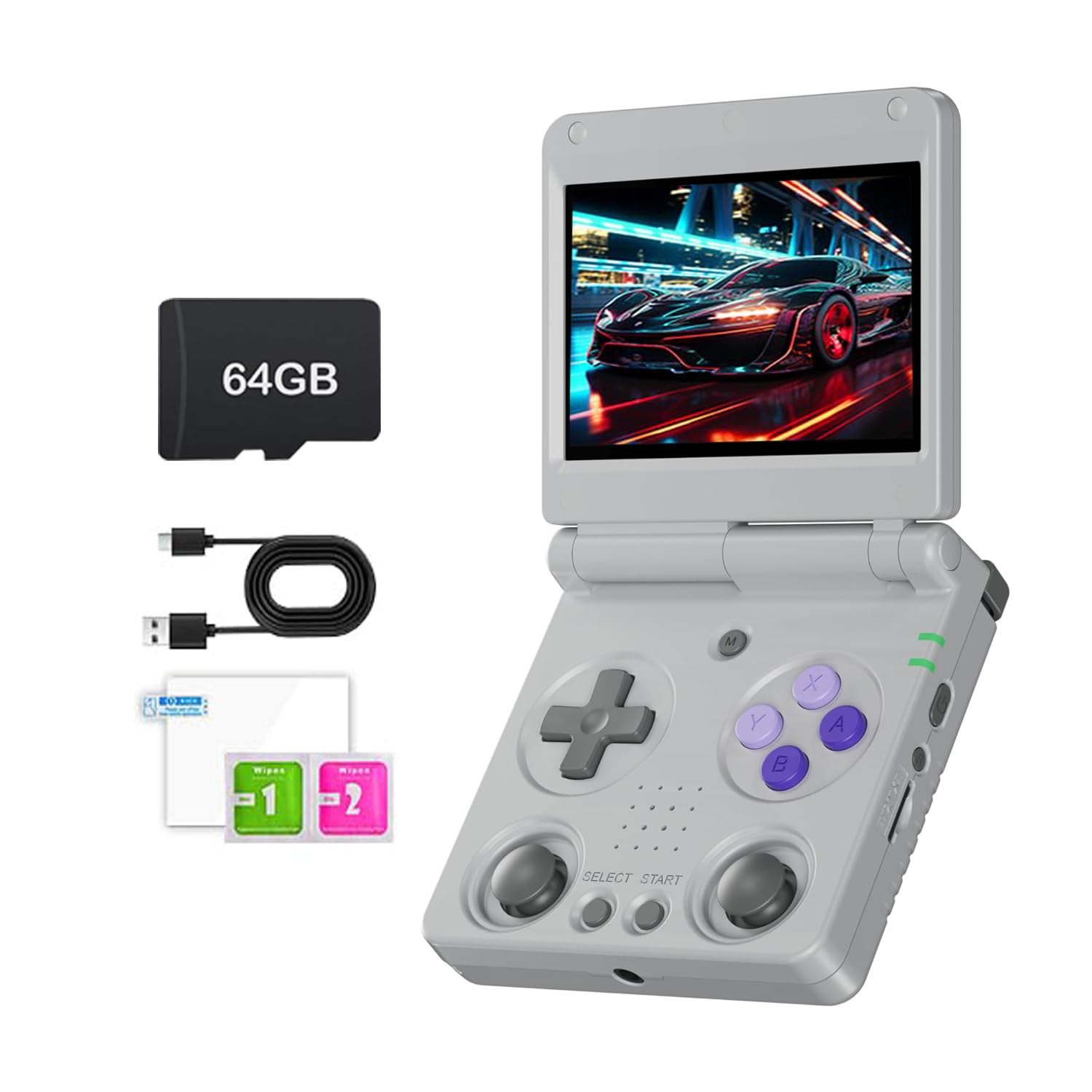 Amazon.co.jp: Anbernic RG34XXSP Flip 携带型ゲーム機 折畳みレトロ