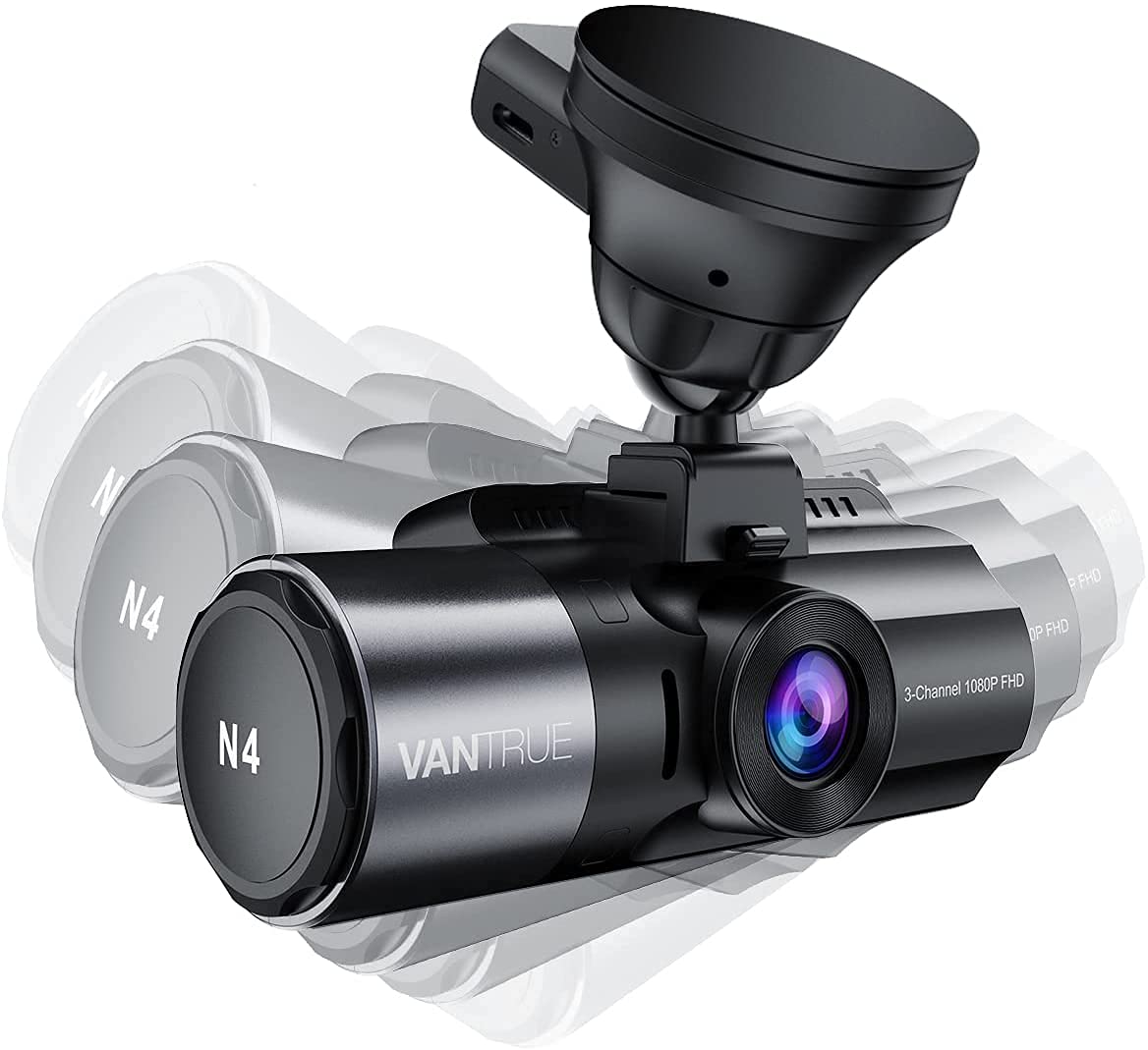 Amazon.co.jp: VANTRUE N4 T3 N2S Type C USBポート付きGPSマウント