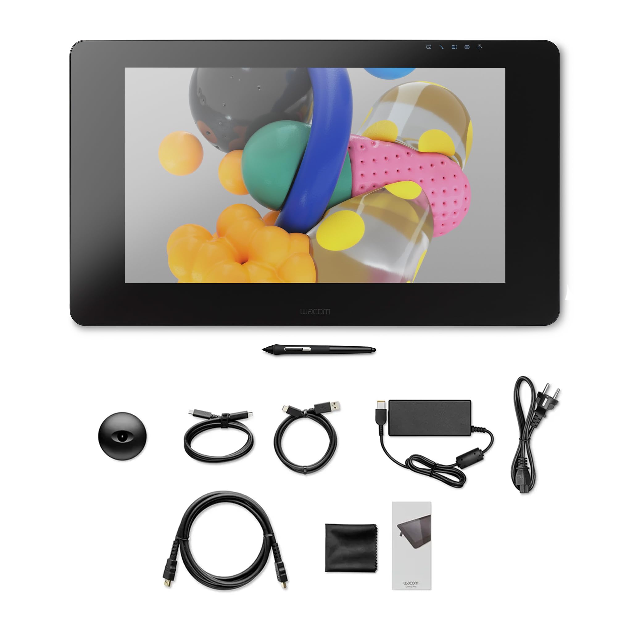 Amazon | Wacom Cintiq Pro 24 graphic tablet 5080 lpi 522 x 294 mm