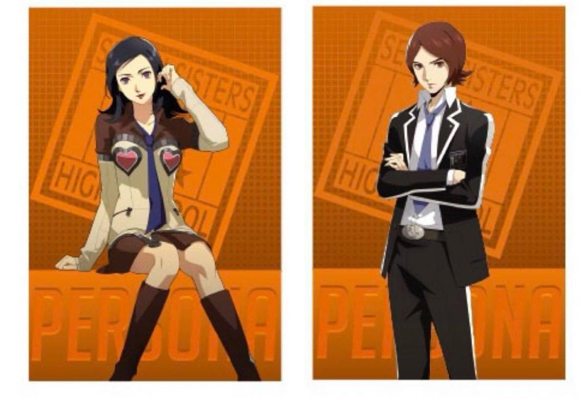 Amazon.co.jp: ペルソナ25周年 P2 主人公 ポストカード ペルソナ2