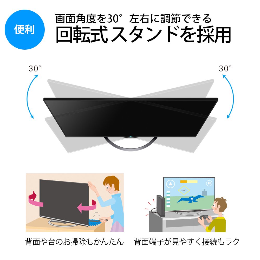 Amazon.co.jp: Sharp Aquos 55V 4T-C55AJ1 LCD TV 4K Android TV HDR