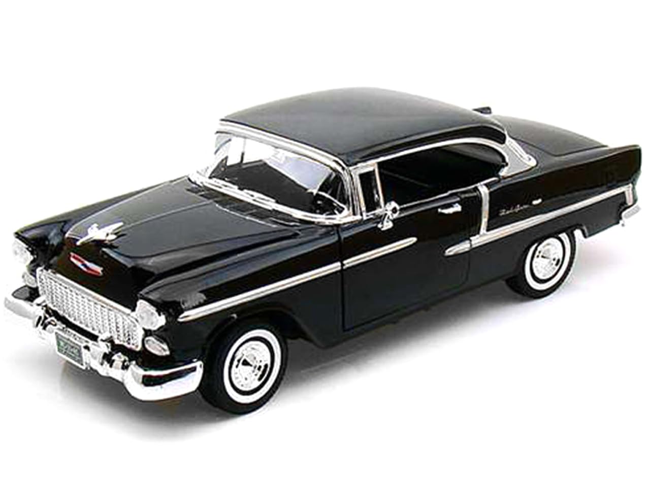 Amazon.com: 1955 Chevy Bel Air Hard Top Black 1/18 Diecast Car