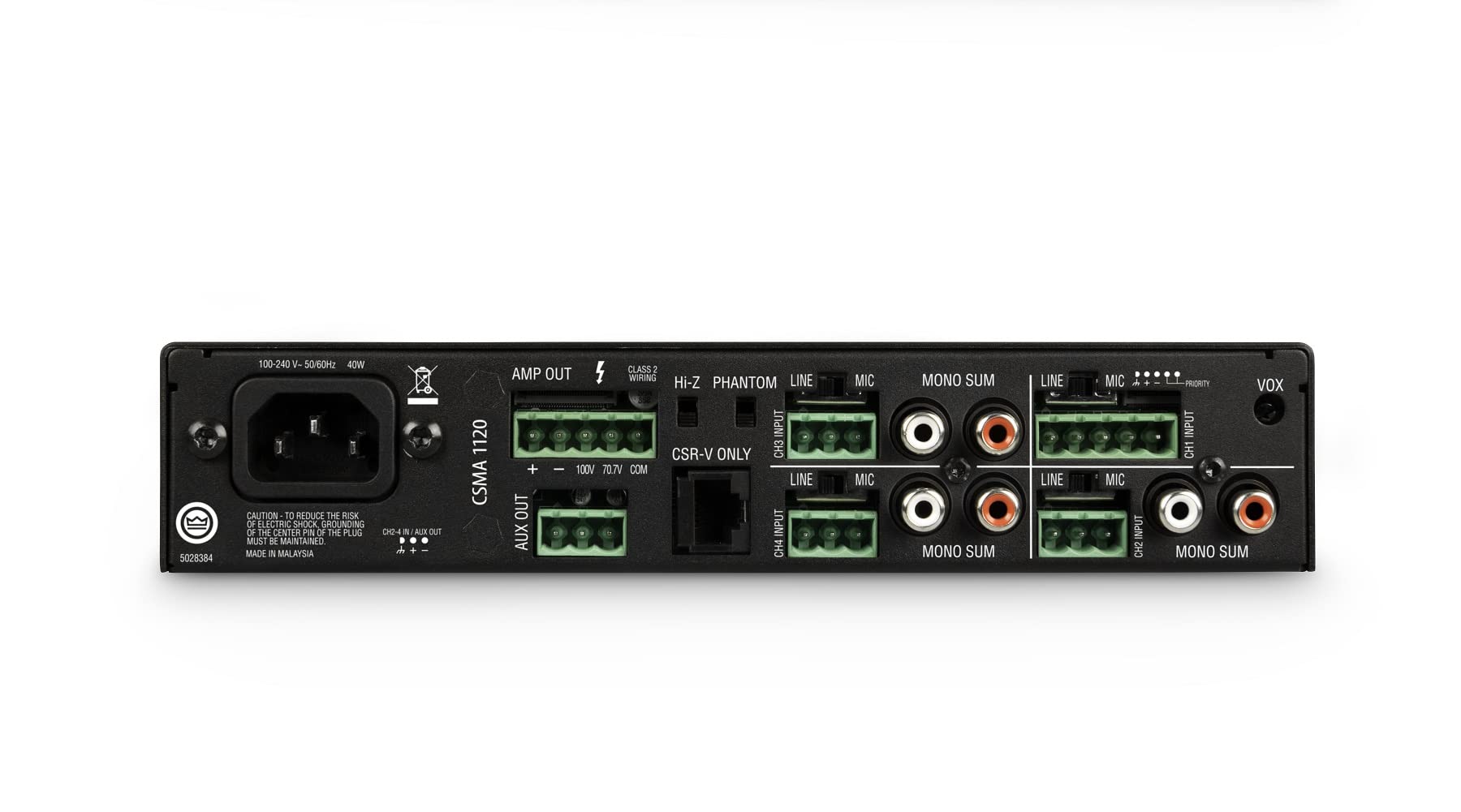 Amazon | JBL PROFESSIONAL CSMA 1120 ミキサー内蔵パワーアンプ