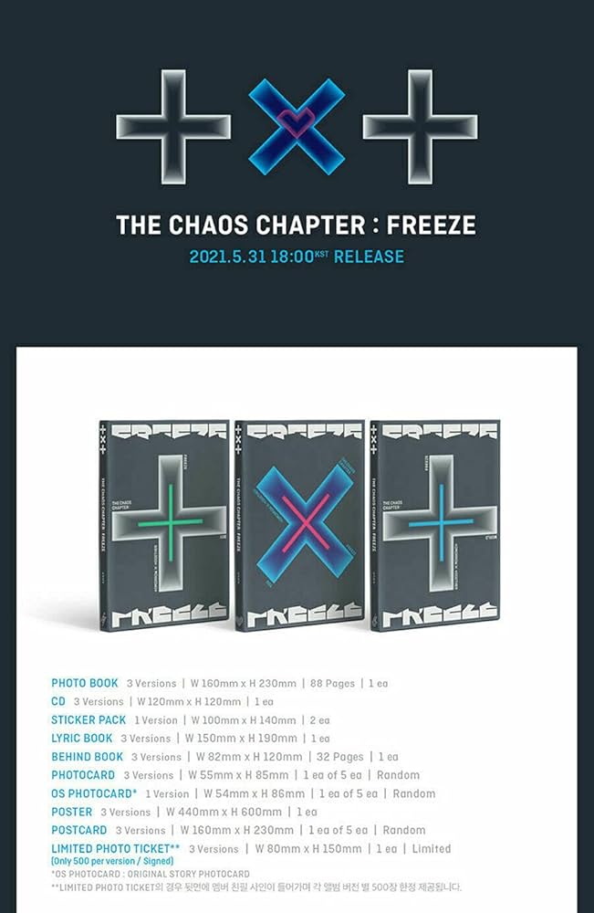 TXT, TOMORROW X TOGETHER - TXT [ THE CHAOS CHAPTER : FREEZE