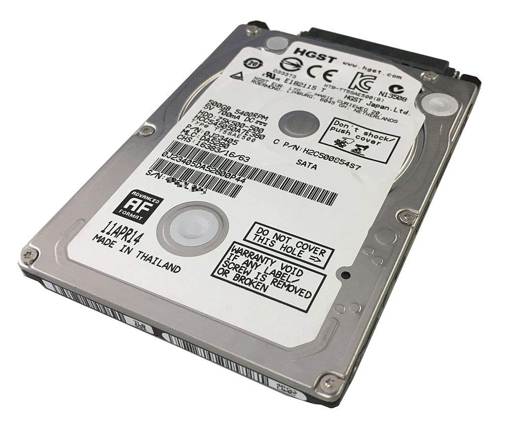 Amazon | HGST 日立 2.5inch SATA HDD 500GB 5400回転 7mm厚