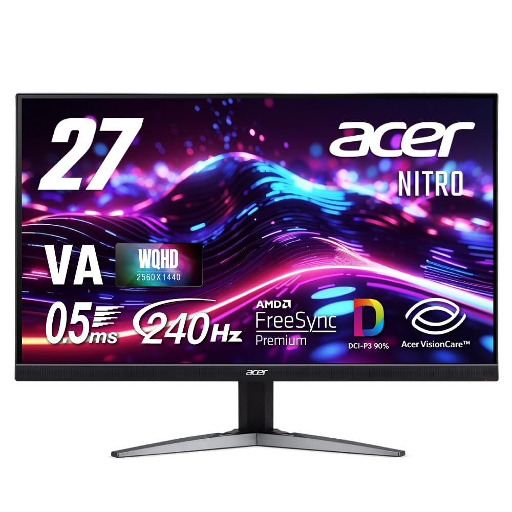 ゲーミングモニター27型 WQHD 1ms 144Hz(KG271UAbmiipx)