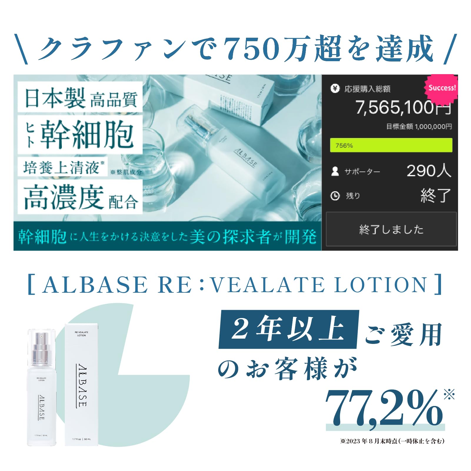 Amazon.co.jp: 【日本製ヒト幹細胞培養上清液配合】アルベイズ・リベ