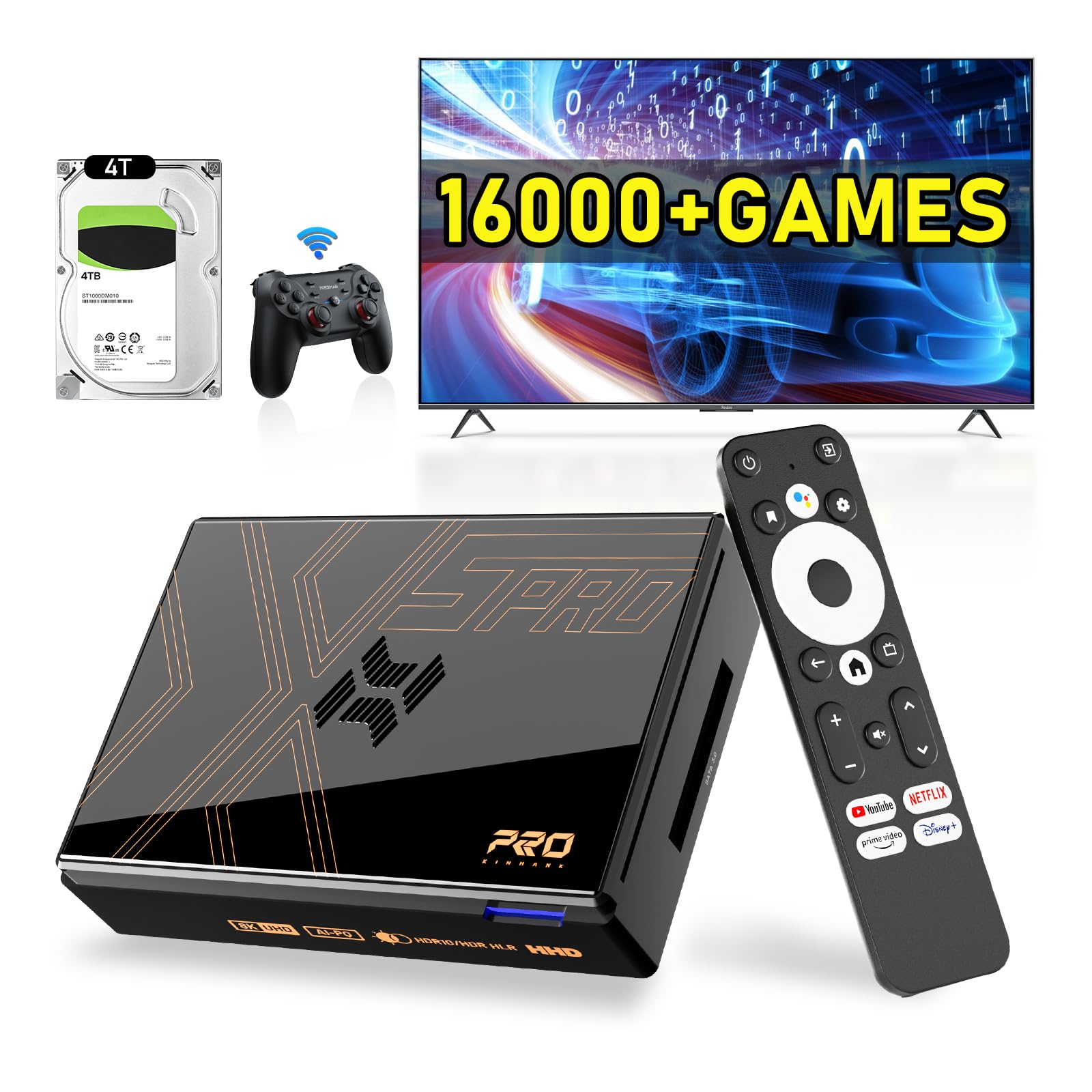 Amazon.com: Kinhank Super Console X5 PRO Retro GameConsole with