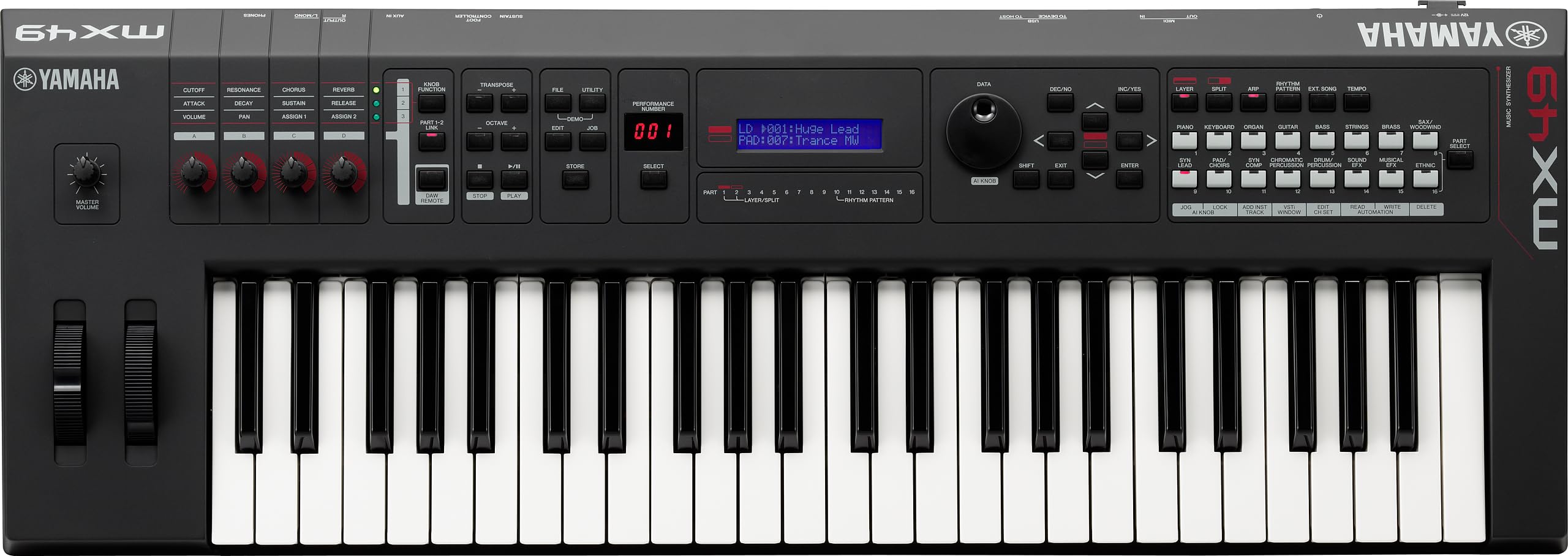 Amazon | 【専用ソフトケース/SC-MX49-BK/ブラック付】YAMAHA/ヤマハ